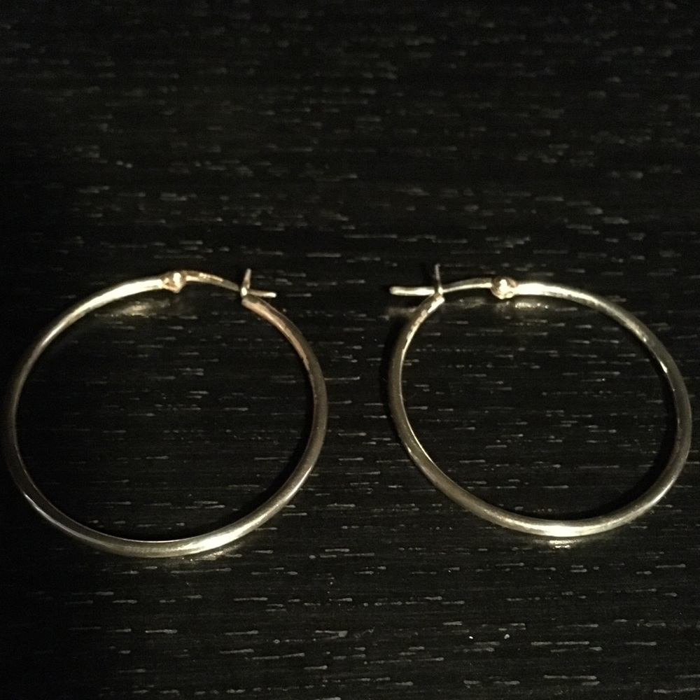 Hoop Earrings Sterling Silver